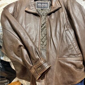 Wilson Women's Dark Brown Leather Jacket
